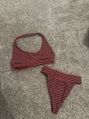 Frankie’s Bikini Terrycloth Halter Bikini